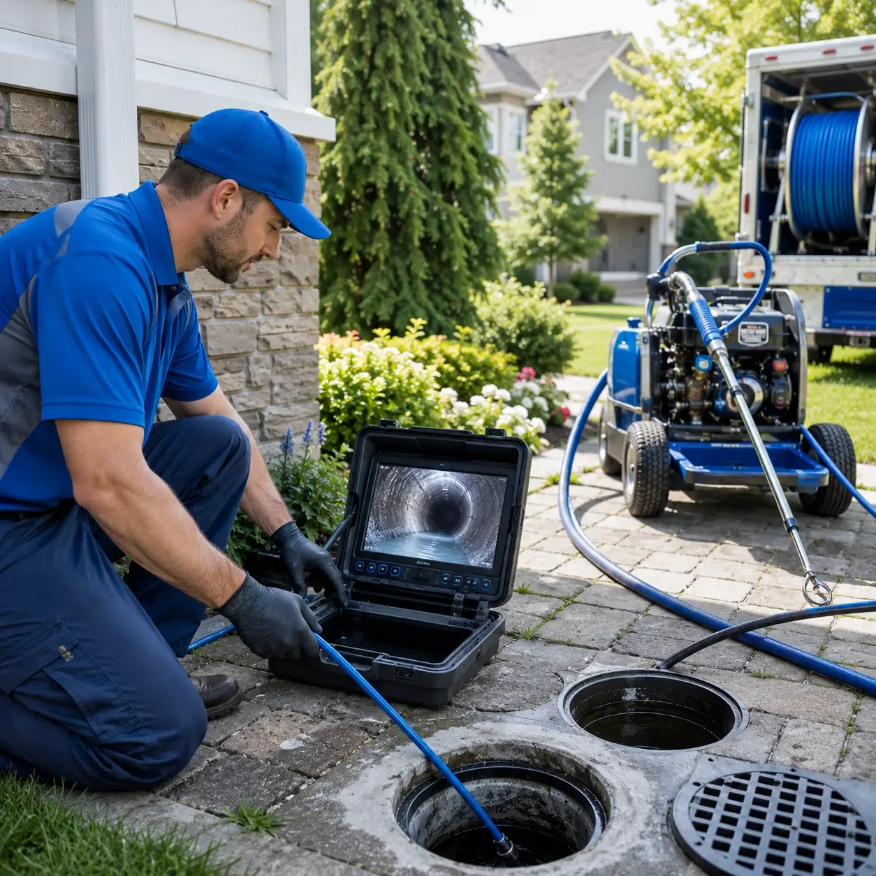 Outdoor drain cleaning professionals serving Attica, IN